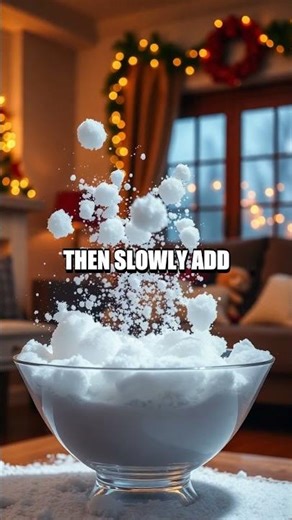 The Amazing DIY Instant Snow Experiment
