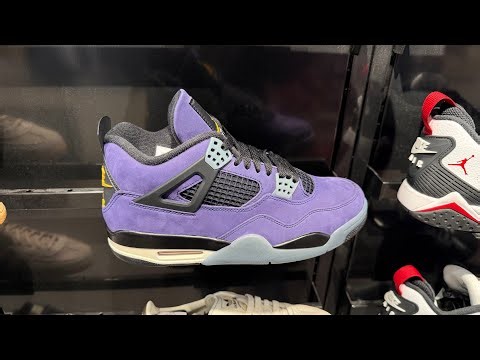 Air Jordan 4 Retro “Lakers” / “Imperial Purple” - Style Code: FV5029-500
