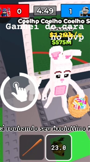 ganhei do cara no pvp sou pro #naoflopa #roblox #roubeumbrainrot