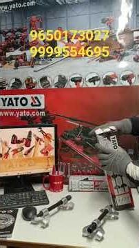 YATO- COIL SPRING CLAMP YT-0605 -90*200 MM YT-2544 82*370 MM 1/2 21MM 2 PCS SET #yatotools #toolswal