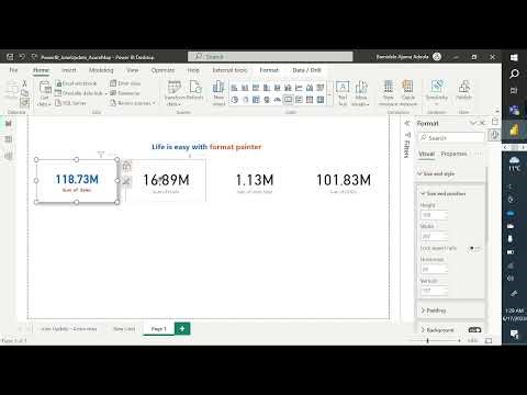 Format painter in Powerbi