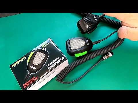 President DIGIMIKE CB Radio microphone REVIEW and a LOOK INSIDE