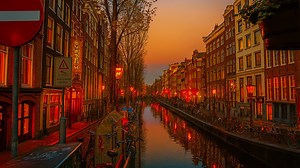 Exploring Amsterdam in the Evening Light