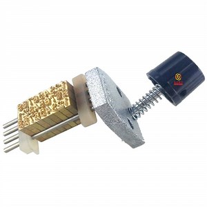 [Hot Item] Hot Foil Coding Font Brass Steel Stamping Letters Fonts