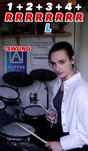 96K views · 2.2K reactions | Here's how to play a half time shuffle on the drums #halftimeshuffle #drummersofinstagram #drumporn #drumuniversity #girldrummer | Love To Learn Drums | Facebook