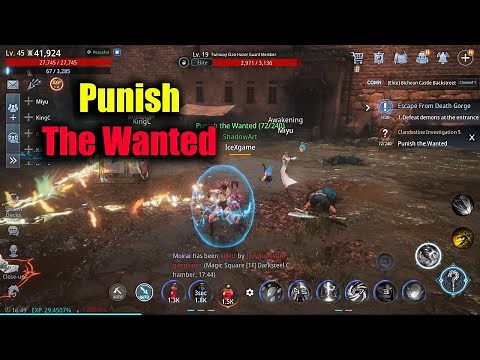 MIR4 Punish the Wanted Quest