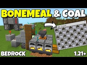BEST INFINITE COAL FARM in Minecraft Bedrock. 1.21 | Mcpe, Xbox, Ps4, Nintendo Switch Pc!