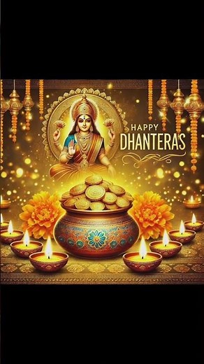 HAPPY_DHANTERAS 💰 PUJA_STATUS🪙 || #dhanteras💫💸 #lordlaxmi #subharambh #dhanterasrangoli #new #4k_hd