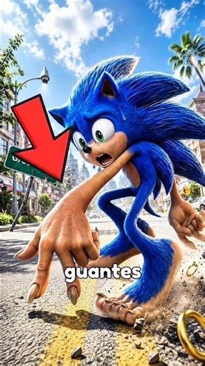 SONIC FINALLY TOOK OFF HIS GLOVES