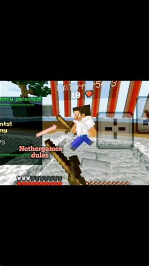 Minecraft nethergames gameplay #minecraft #shorts