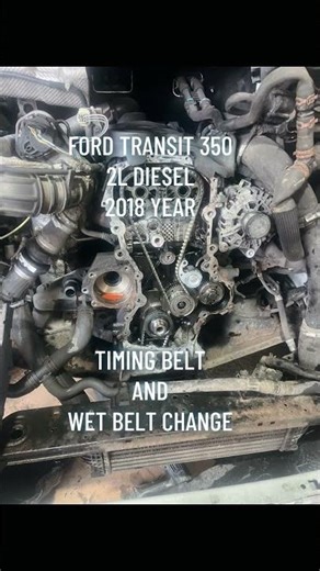 Ford Transit 350 diesel Timing belt change 2018 year