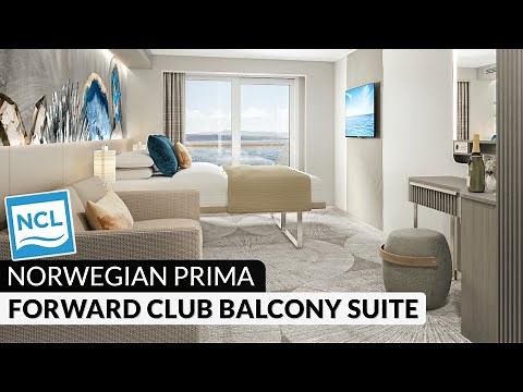 Norwegian Prima | Forward-Facing Club Balcony Suite Walkthrough Tour & Review 4K | NCL PR1MA Cat. MB