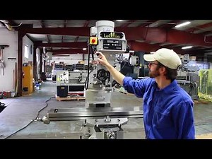 Willis Machinery WM3VS Knee Mill Demonstration