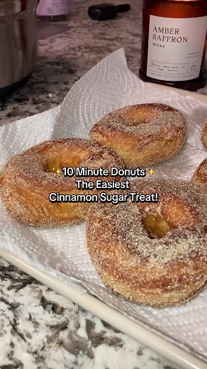 Make Easy Cinnamon Sugar Donuts in 10 Minutes