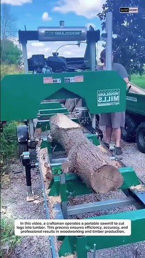 Satisfying Portable Sawmill | Precision Log to Lumber Cutting