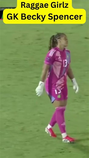 Reggae Girlz GK Rebecca 'Becky' Spencer shows her quality #reggaegirlz #soccer #football #concacaf