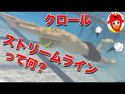 水泳初心者が最初に覚えると劇的に上達するストリームラインとは？