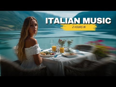 ✨ Mediterranean Nights 🇮🇹 | Italian Music, Luxury Yacht & 4K Amalfi Coast + Lake Como Ambience 2H !!