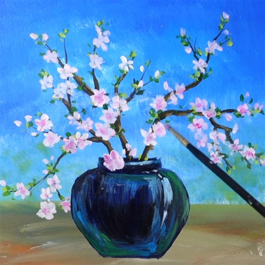 158K views · 5.7K reactions | Flower Drawing Easy / Painting Techniques for Beginners | Painting Skills | Facebook