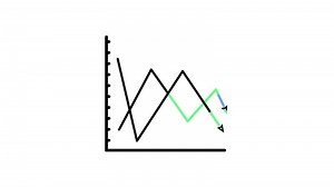 Download Line Chart Icon in Line Style of nice animated for your videos, easy to use with Transparent Background for free