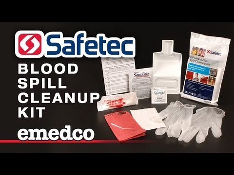 Safetec Blood Spill Clean Up Kit | Emedco Video