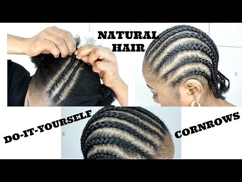 HOW TO CORNROW YOUR HAIR || BEGINNERS FRIENDLY|| DIY