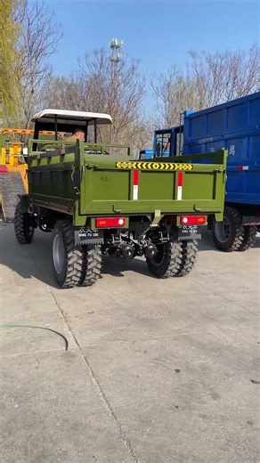 Rural 4WD Farm Vehicle with Trailer | New 4WD Agricultural Transport Machine