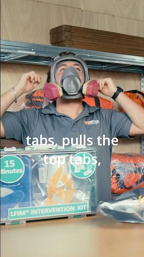 How to Secure and Adjust the LFIM-USA Li-Ion Fire Incident Mask | Brimstone Demo