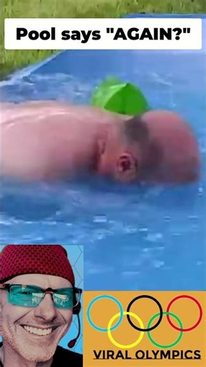 Splash...DOWN! THE Funny FLIPPING Pool Fail! 2026 Did you smile? 😂 #FunnyFail #Reaction #Shorts