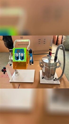 Portable powder coating machine, compact, convenient and practical. Laboratory spraying #MetalCoatingMachinery #Powdercoatingmachine #powderspraygun #powdercoating #Manualspraygun