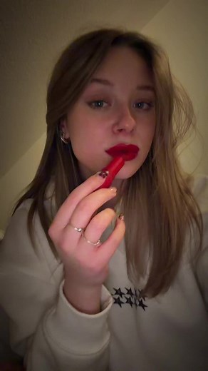 Funny Couple Moments with Red Lipstick