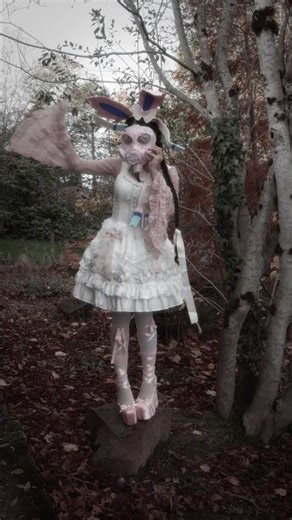 morute sylveon cosplay 💗 #sylveon #pokemon #morute #sylveoncosplay #halloween