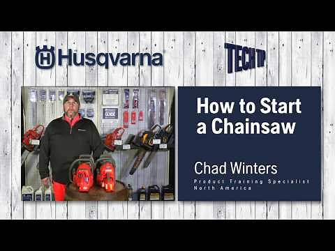 How to Start a Husqvarna Chainsaw | Tractor Supply Co.