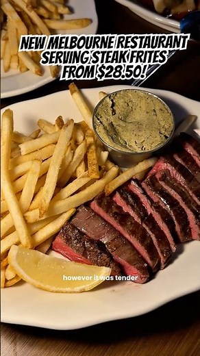 This new Melbourne restaurant is serving up steaks from $28.50 🥩