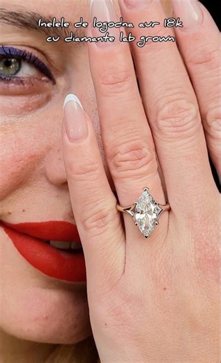 ❤️ Prețuri Inele Logodnă Aur 18k cu Diamante Lab Grown