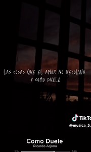 Como Duele - Ricardo Arjona: Letras de Canciones y Musica