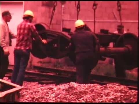 Unloading Caboose In Hartland 1973