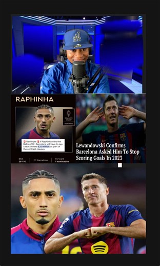 Lewandowski Reveals Barcelona's Strange Scoring Request