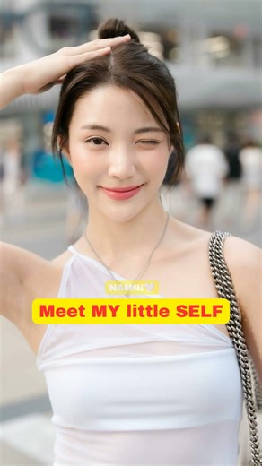 MEET GINNY'S LITTLE SELF #ginjay #ginnynatnicha #shorts