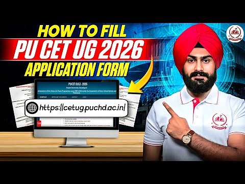 How to Fill PU CET UG 2026 Application Form | PU CET UG 2026 | Panjab University Admissions 2026