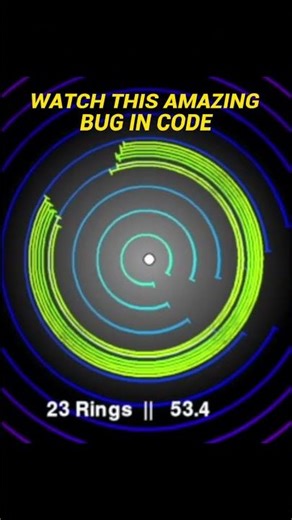 Watch The Rings Change Colors! #colors #asmr #simulation #coding #python #pygame #adhd