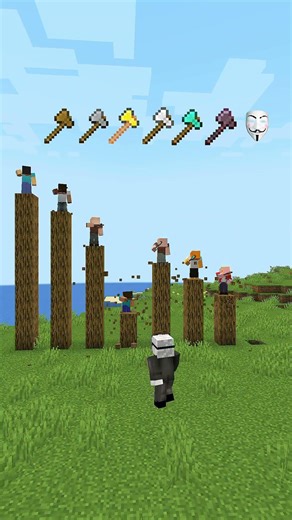 minecraft all aex ✅ which one will win #minecraft #shorts