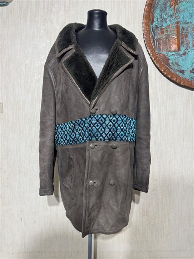 Men's Vintage Genuine Leather Sheepskin Jacket - Etsy
