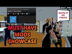 Supermarket simulator "Market Always Open" Mod Showcase