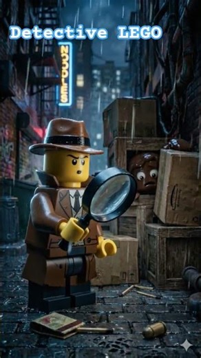 🕵️‍♂️ LEGO Clue mil gaya… ab bachna mushkil hai.#Shorts #Detective #Mystery