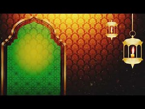 Islamic Background For Video || One Hour Looped Background || Islamic Animations || Free To Use