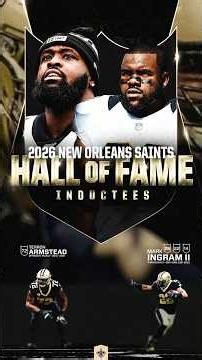 HYPE: Terron Armstead & Mark Ingram to join Saints Hall of Fame Class of 2026