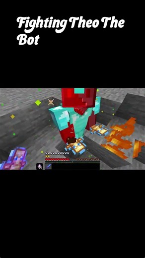 Fighting Theo The bot #minecraft