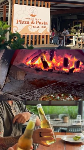 🍕 Whether it’s a celebratory Saturday with mates, a Sunday sesh to finish off your holiday, or a mid-week meal with sandy-footed kids in tow, the crew Emerald Beach Pizza & Pasta has you covered! 😍 Settle in to their welcoming outdoor area with woodfired pizzas, fresh-made pastas and gourmet salads, or grab it to go for a beachside picnic. ✨ There’s no better way to end the day than with good food, beautiful scenery and great vibes ℹ Find more places to eat across the Coffs Coast at https://f.