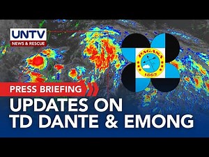 Press Briefing: PAGASA Updates on Tropical Depression Dante & Emong | 11AM, July 23, 2025 (Wed)